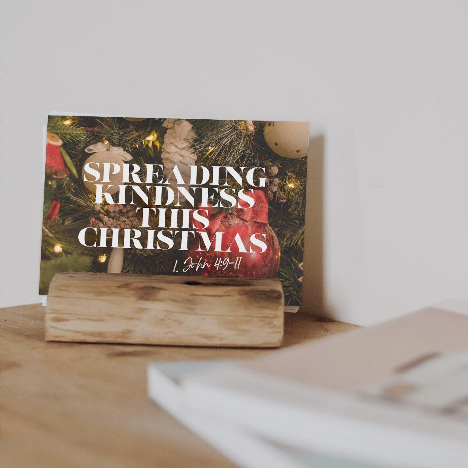 Minigrußkarte - Spreading kindness this christmas
