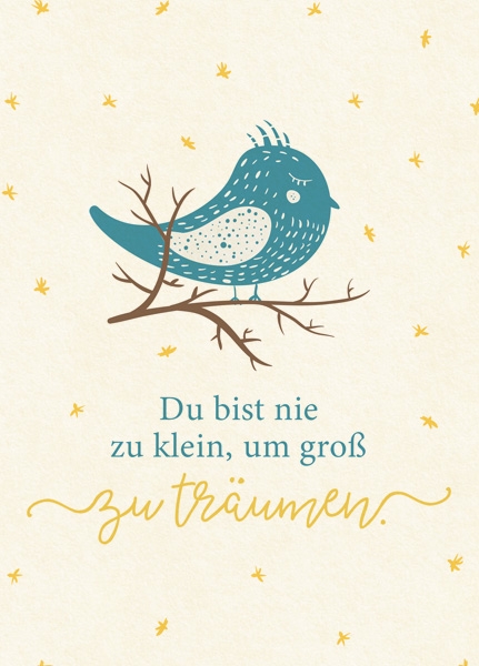 XL-Postkarte Big Blessing - Groß träumen XL-Postkarte Big Blessing - Groß träumen