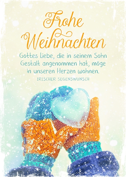 Postkarte - Frohe Weihnachten – Gottes Liebe Postkarte - Frohe Weihnachten – Gottes Liebe