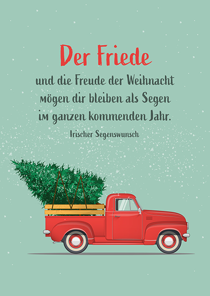 Postkarte - Weihnachten – Der Friede Postkarte - Weihnachten – Der Friede
