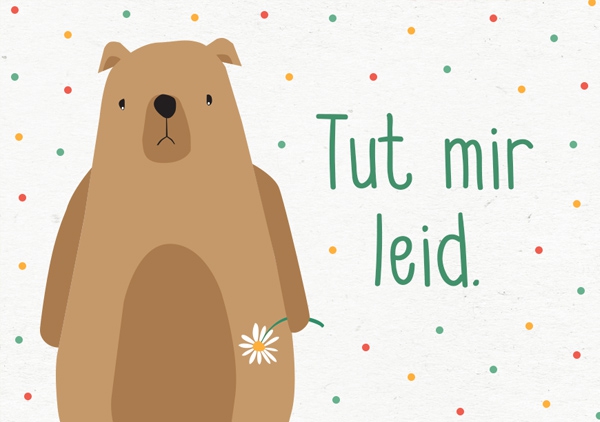 Mini - Tut mir leid (Bär) Mini - Tut mir leid (Bär)