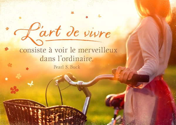 Postkarte - L'art de vivre