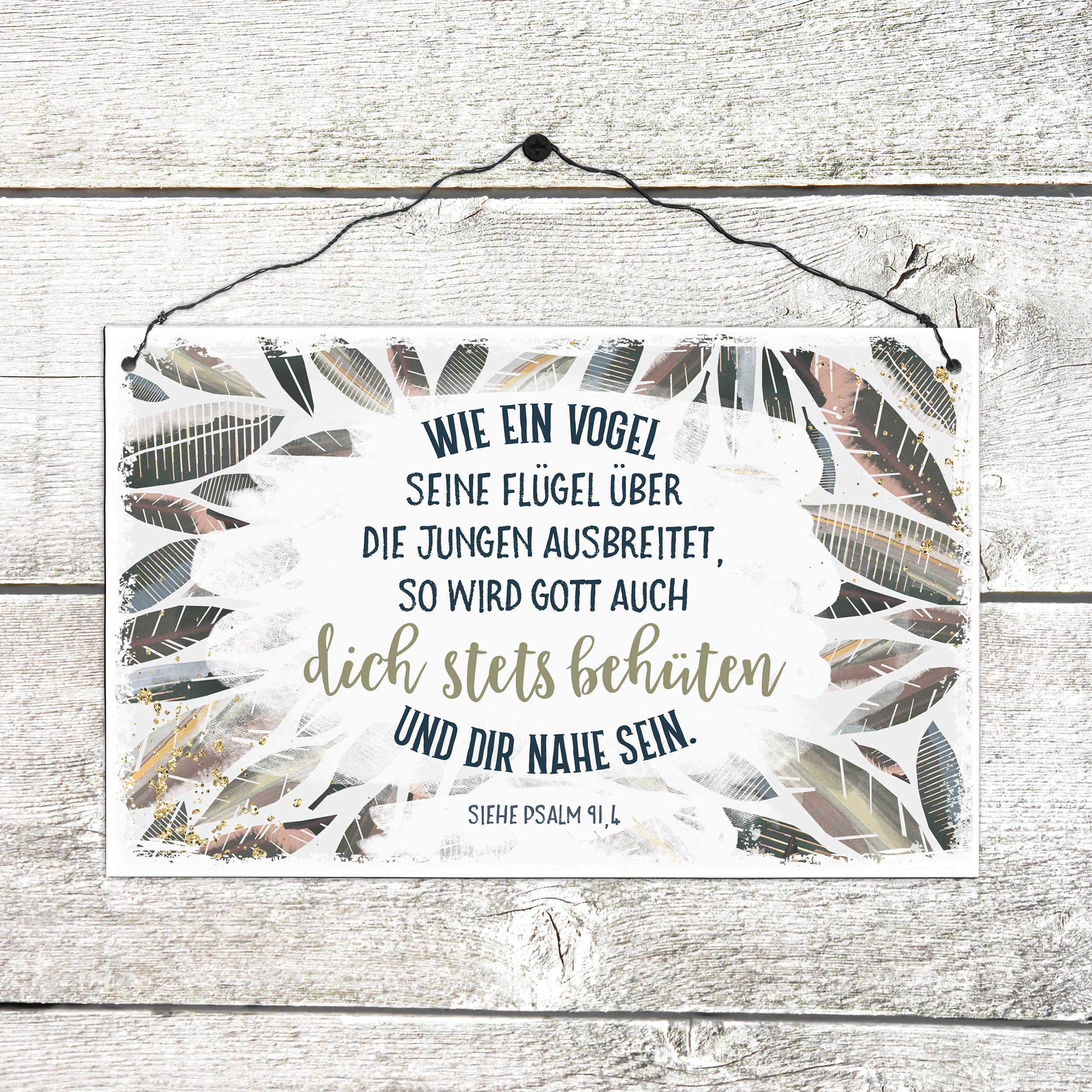 Holzschild groß - Flügel Holzschild groß - Flügel