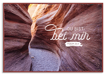 Metallschild klein – Bei mir