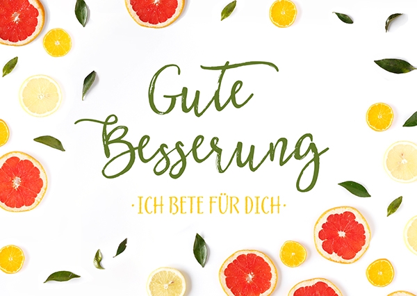 Postkarte - Gute Besserung – Ich bete für dich Postkarte - Gute Besserung – Ich bete für dich
