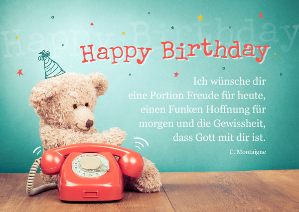 Postkarte - Portion Freude Postkarte - Portion Freude