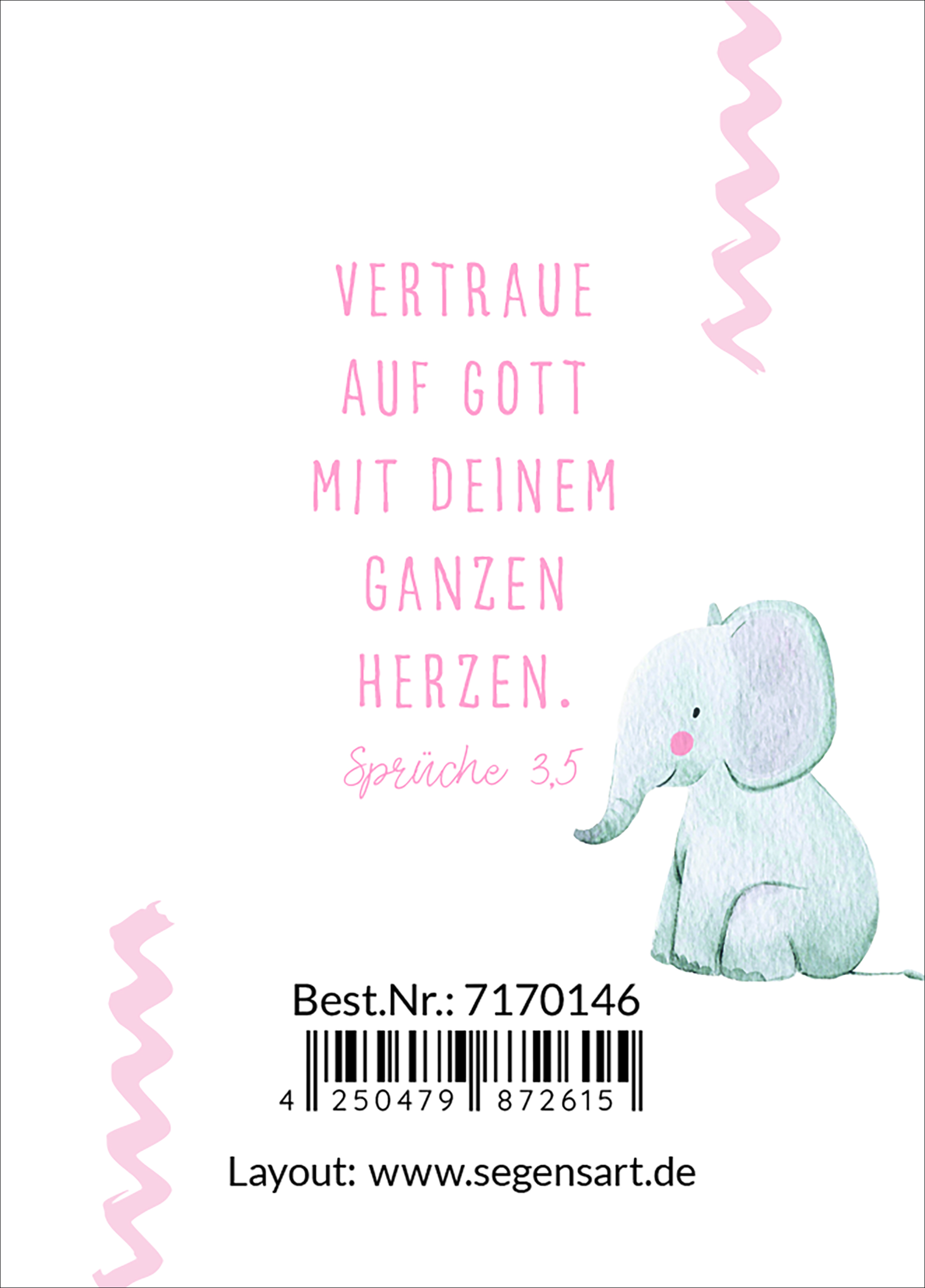 Magnet für Kinder - Ich kann Gott vertrauen - Affirmation