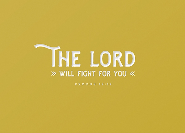 Craft Card - The Lord will fight Craft Card - The Lord will fight