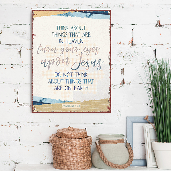 Metallschild groß - Turn your eyes Metallschild groß - Turn your eyes