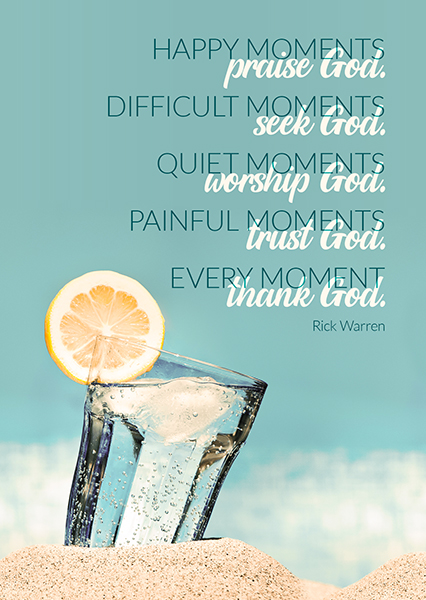 Postkarte - Happy moments