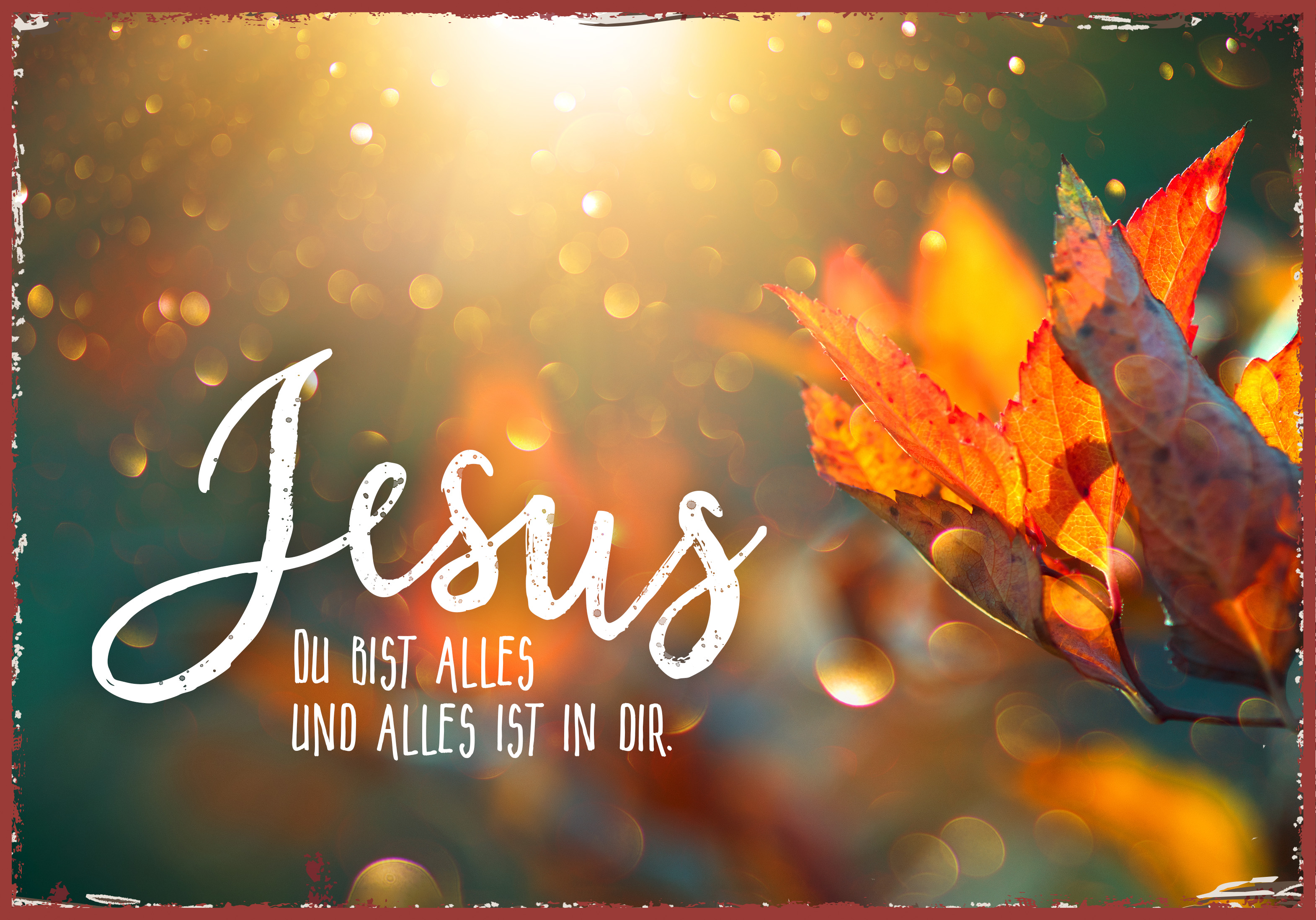 Metallschild klein – Jesus Metallschild klein - Jesus, du bist alles