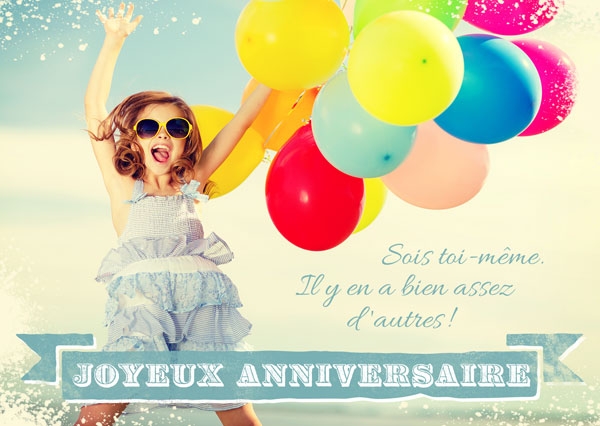 Postkarte - Joyeux anniversaire Postkarte - Joyeux anniversaire