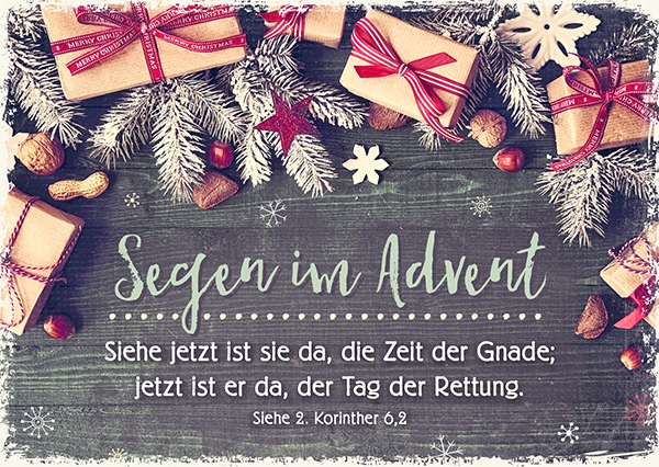 Postkarte - Segen im Advent Postkarte - Segen im Advent