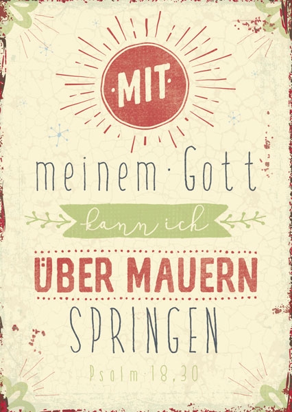 Postkarte - Mauern