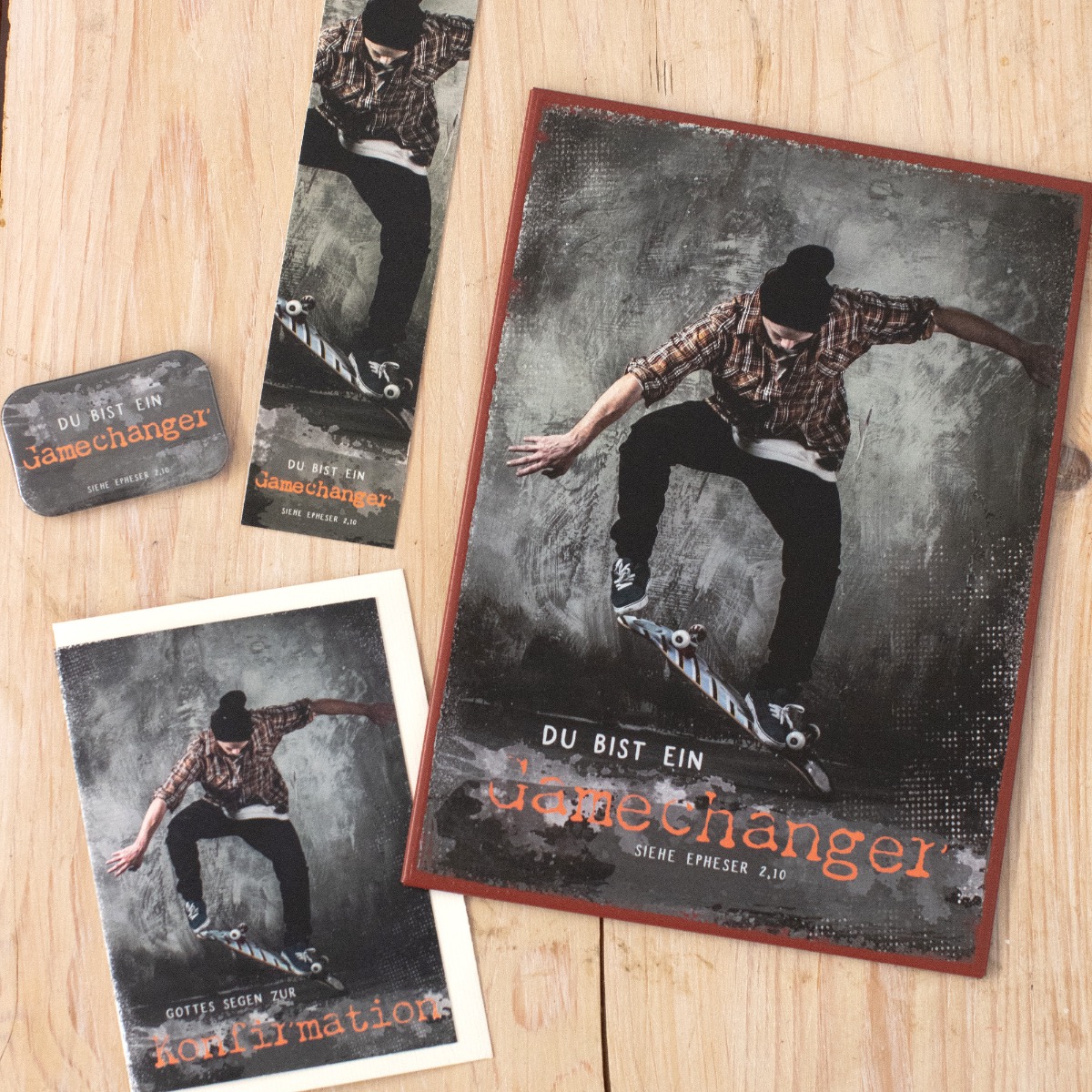 Geschenkset Konfirmation – Du bist ein Gamechanger Geschenkset Konfirmation – Du bist ein Gamechanger