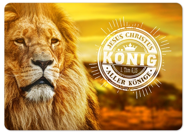 XL-Postkarte Big Blessing - König aller Könige XL-Postkarte Big Blessing - König aller Könige