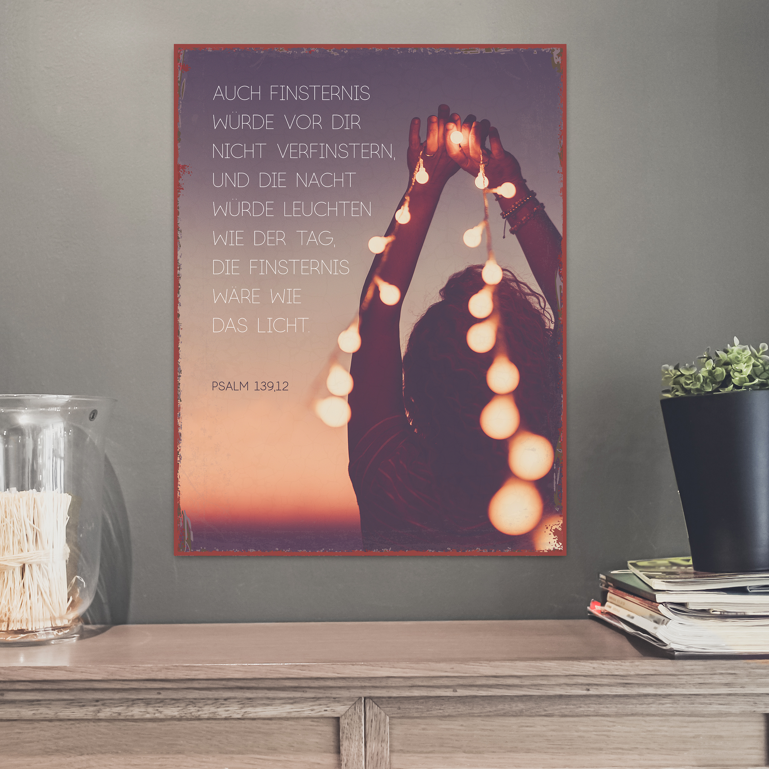 Metallschild groß - Finsternis Metallschild groß - Finsternis