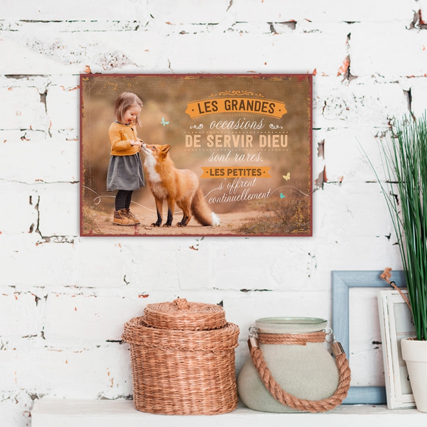 Metallschild klein - Les grandes occasions Metallschild klein - Les grandes occasions