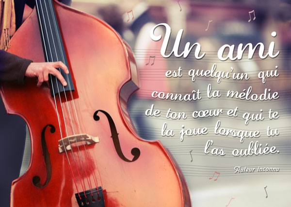 Postkarte - Un ami Postkarte - Un ami