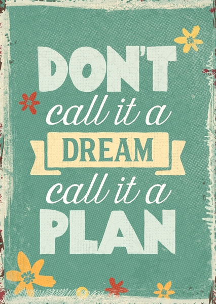 Postkarte - Call it a plan Postkarte - Call it a plan