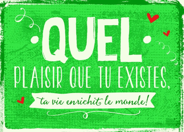 XL-Postkarte Big Blessing - Quel plaisir XL-Postkarte Big Blessing - Quel plaisir