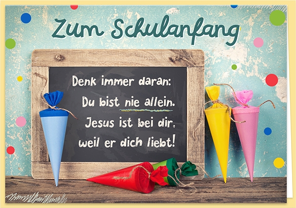 Faltkarte - Nie allein Faltkarte - Nie allein