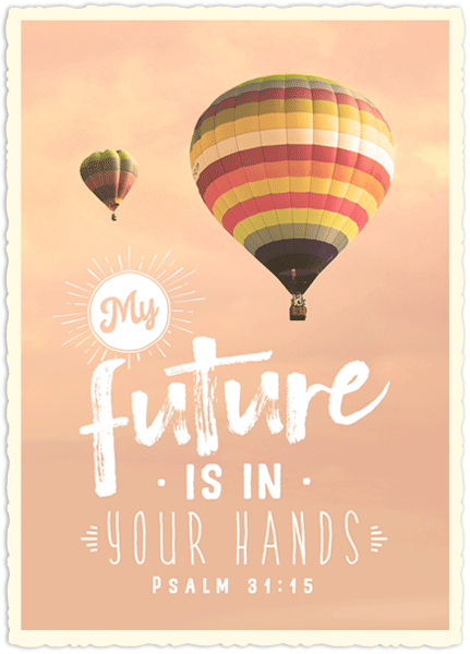 XL-Postkarte Big Blessing - In your hands