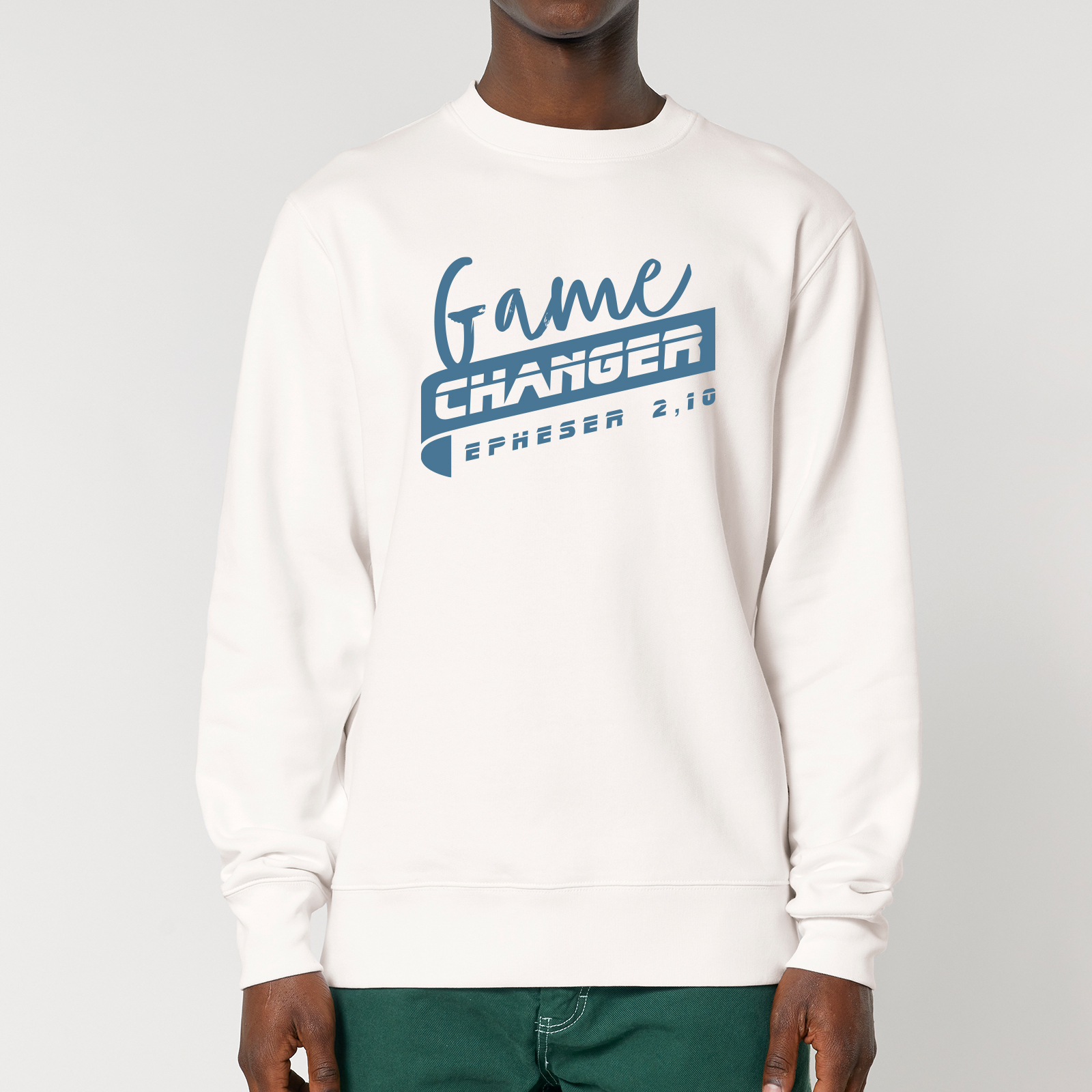 Sweater Gamechanger (weiß)-S Sweater Gamechanger (weiß)-S
