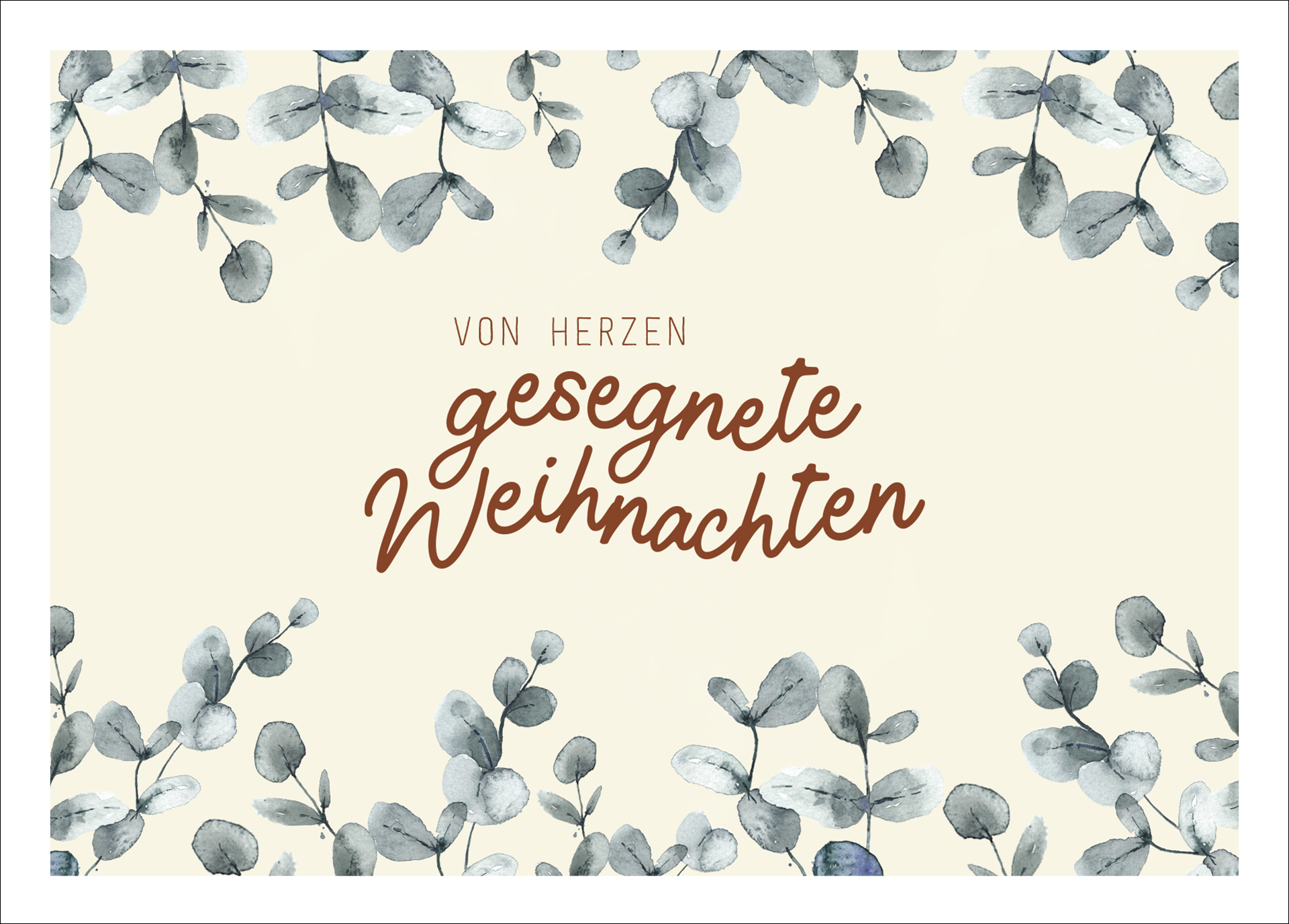 Postkarte - gesegnete Weihnachten
