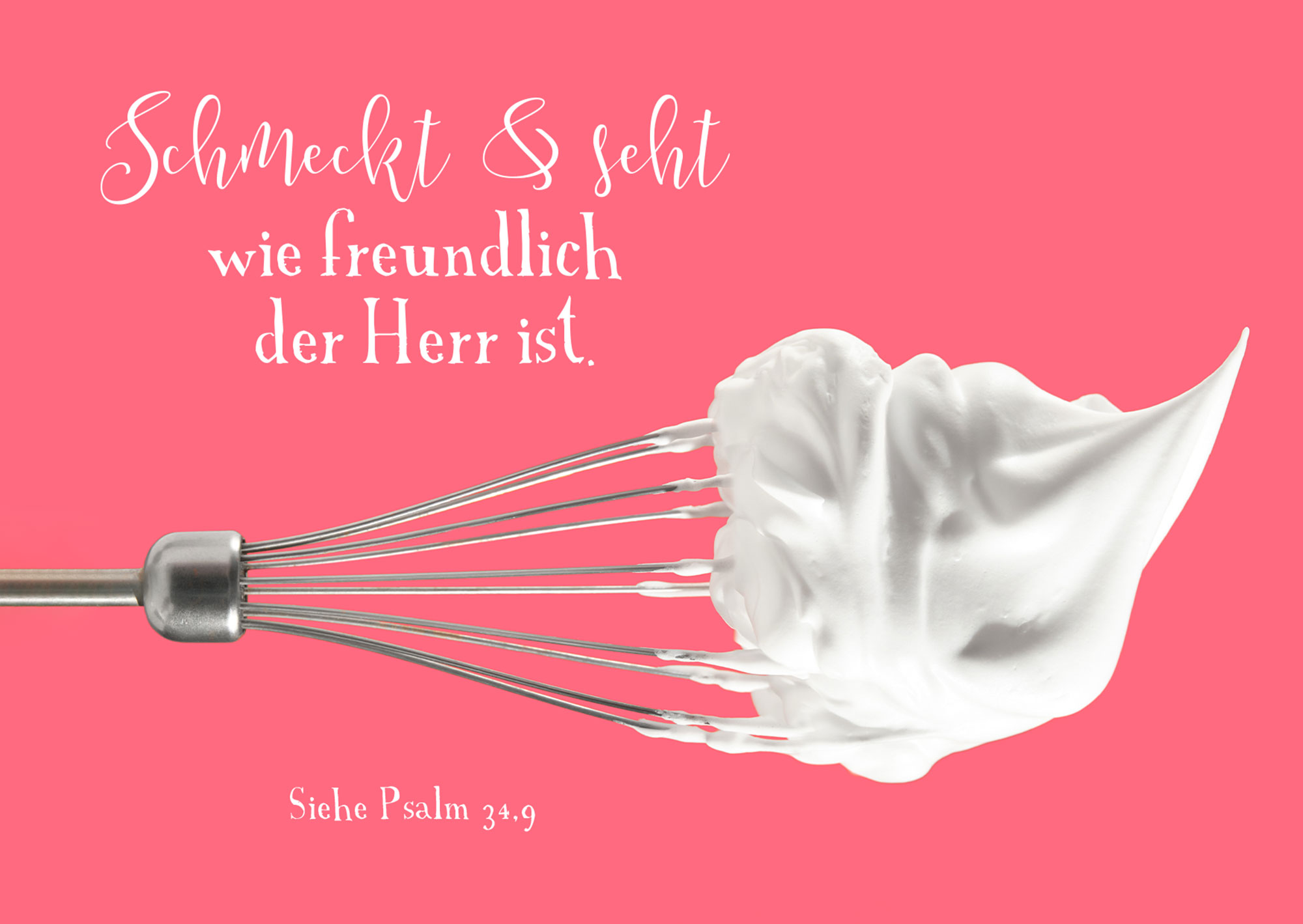 Postkarte – Schmeckt & seht Postkarte - Schmeckt & seht