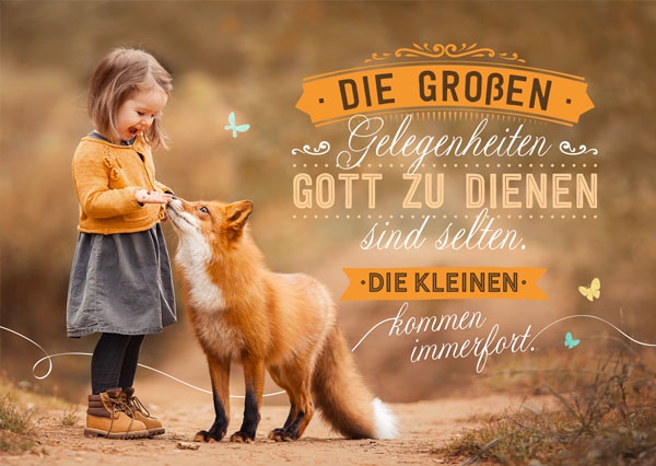 Postkarte - Die großen Gelegenheiten Postkarte - Die großen Gelegenheiten