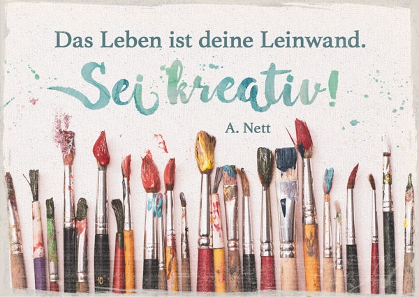 Postkarte - Kreativ Postkarte - Kreativ