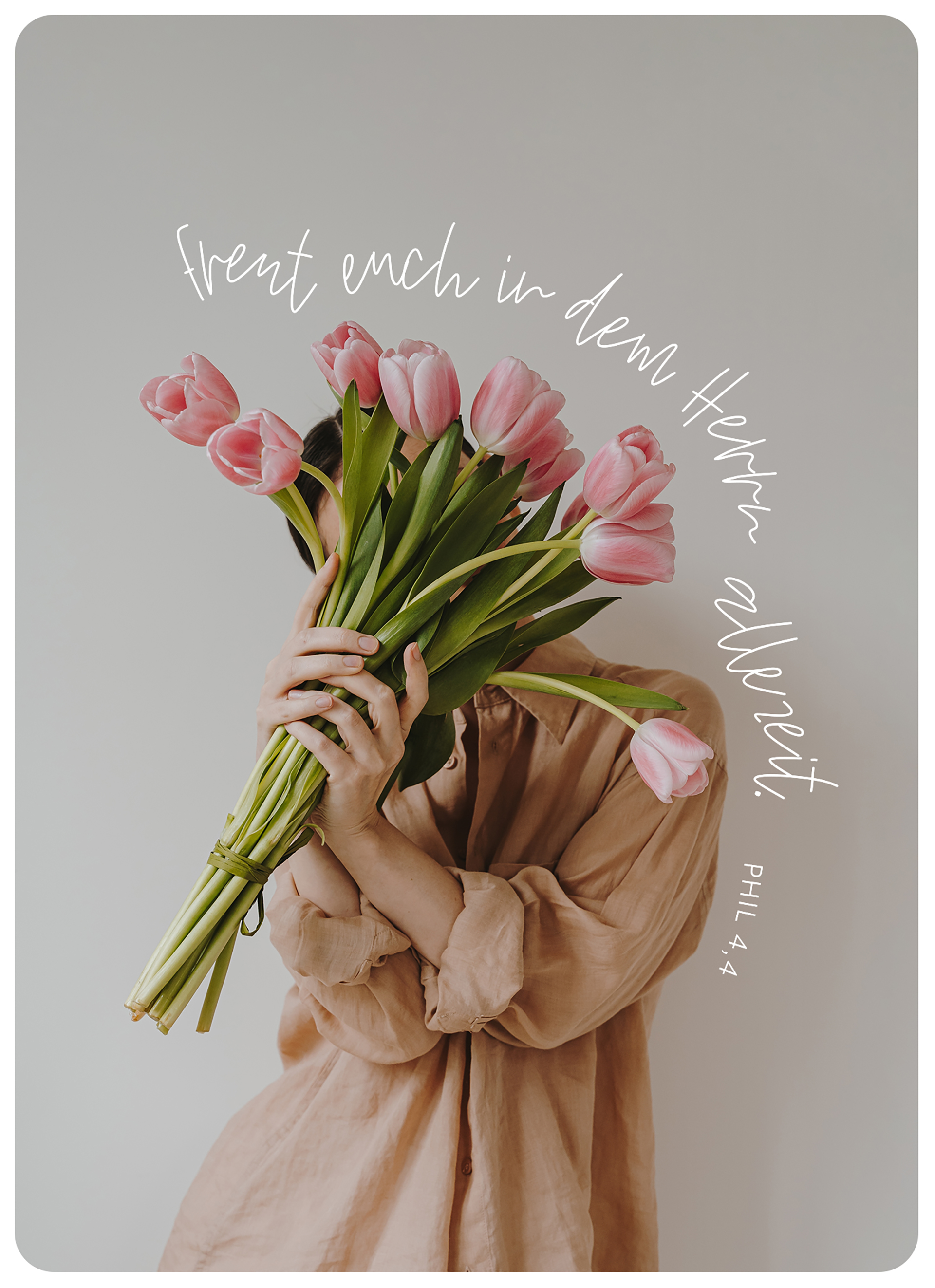 XL-Postkarte Big Blessing - Freut euch in dem Herrn