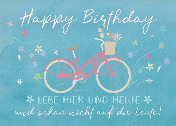 Big Blessing - Happy Birthday (Fahrrad)