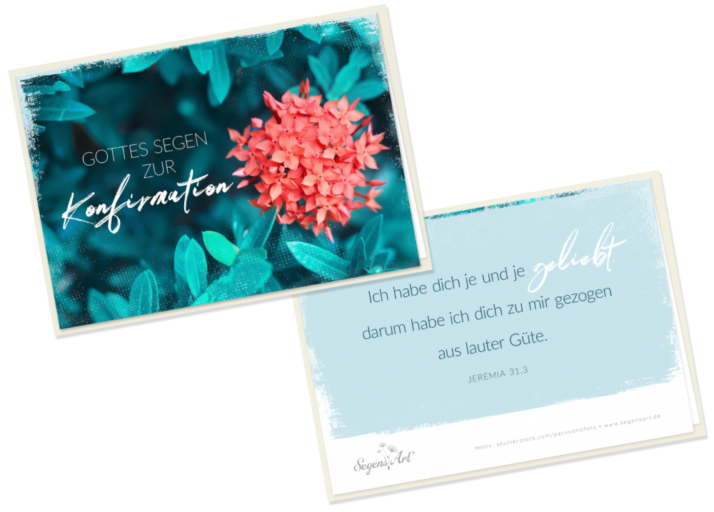 Geschenkset Konfirmation – Du bist geliebt (Blume)