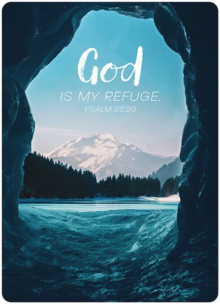 XL-Postkarte Big Blessing – God is my refuge