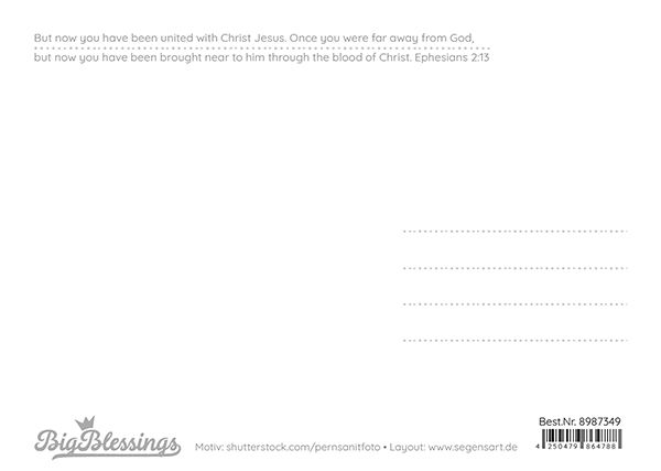 XL-Postkarte Big Blessing – United